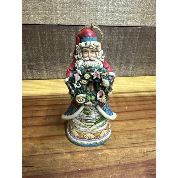 Jim Shore Seaside Greetings Santa Claus Hanging Ornament #4014283 - Picture 1 of 5